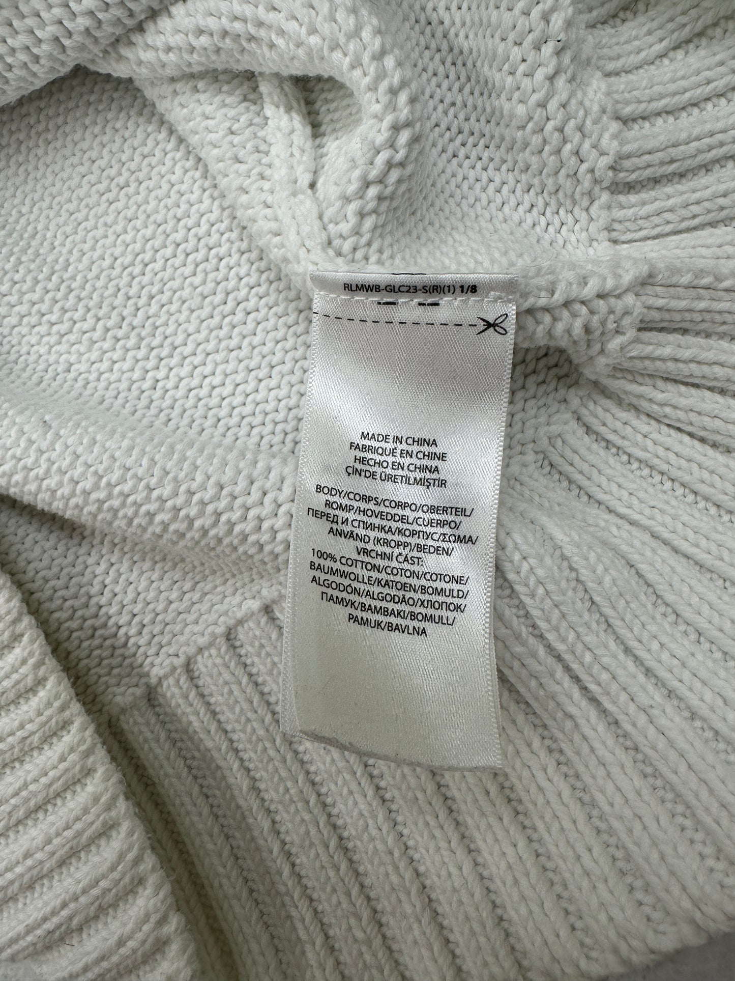 Ralph Lauren Strick Pullover V-Neck (S)