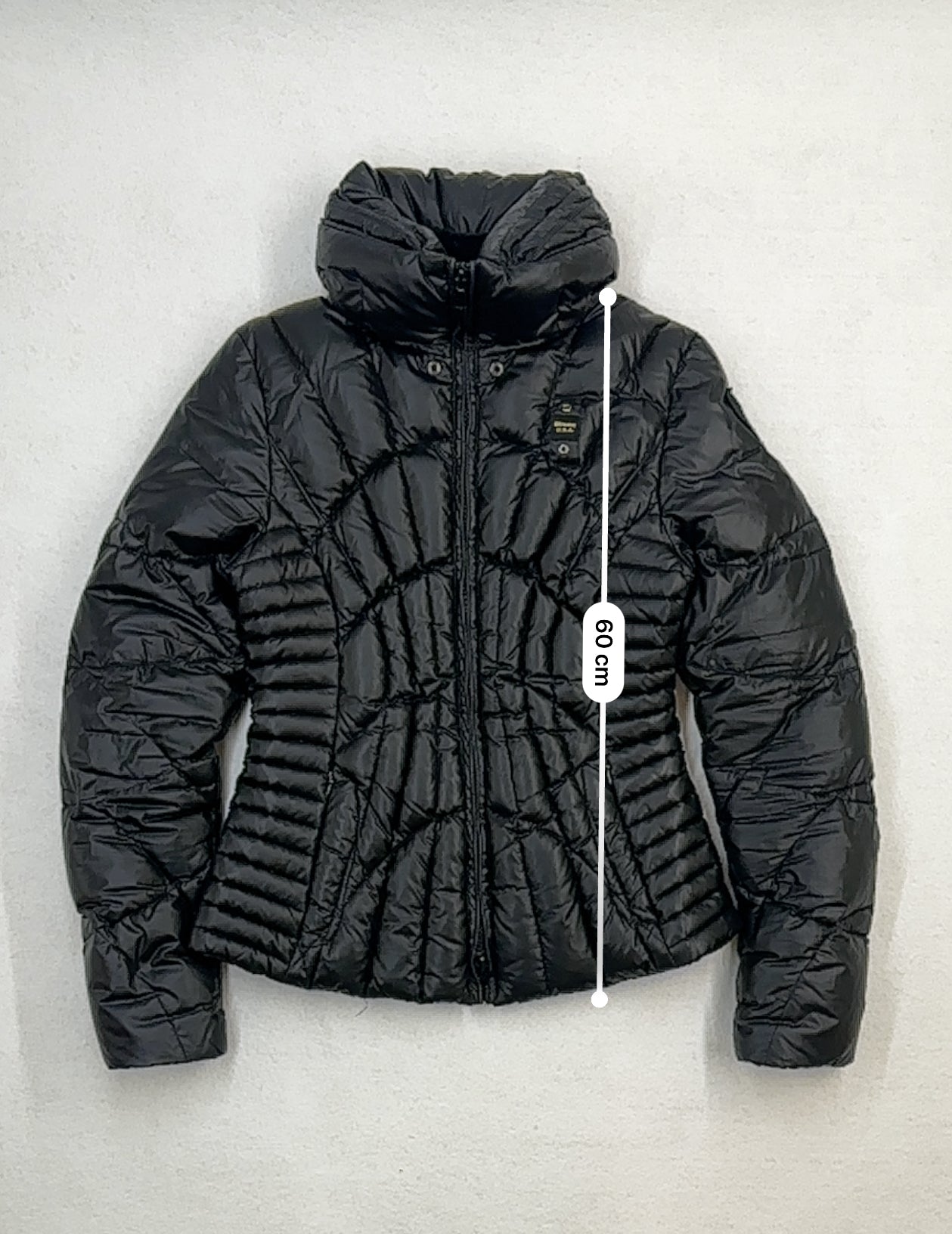 Blauer USA Spider Daunenjacke 🕸️ (S)