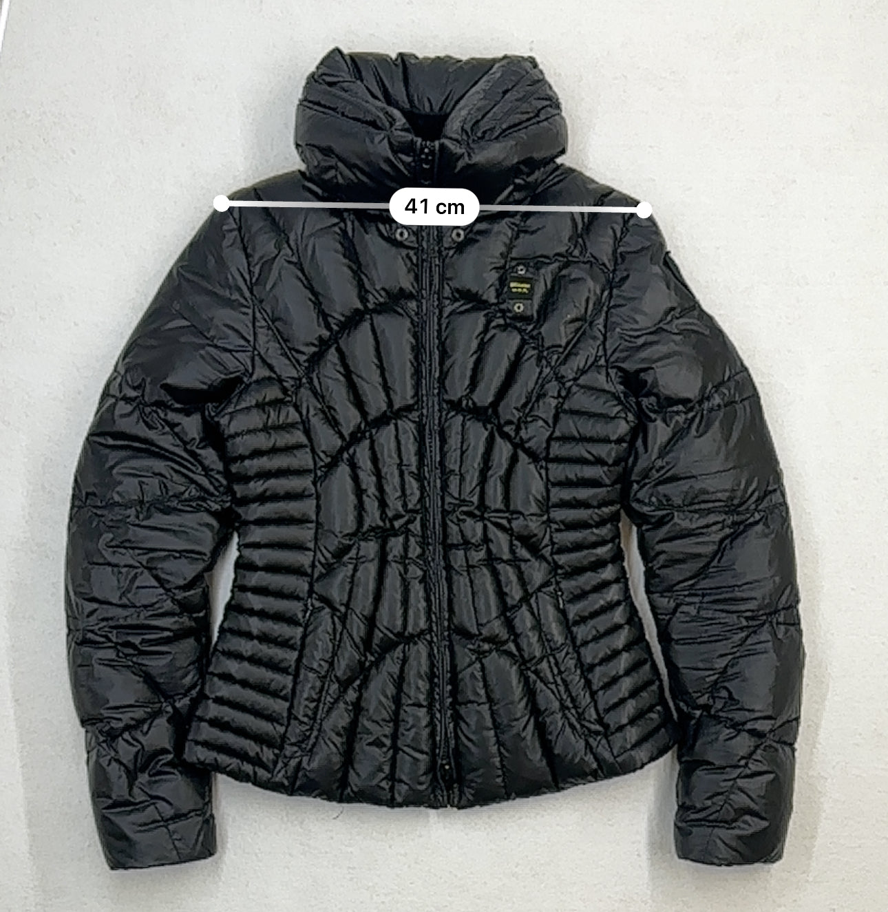 Blauer USA Spider Daunenjacke 🕸️ (S)