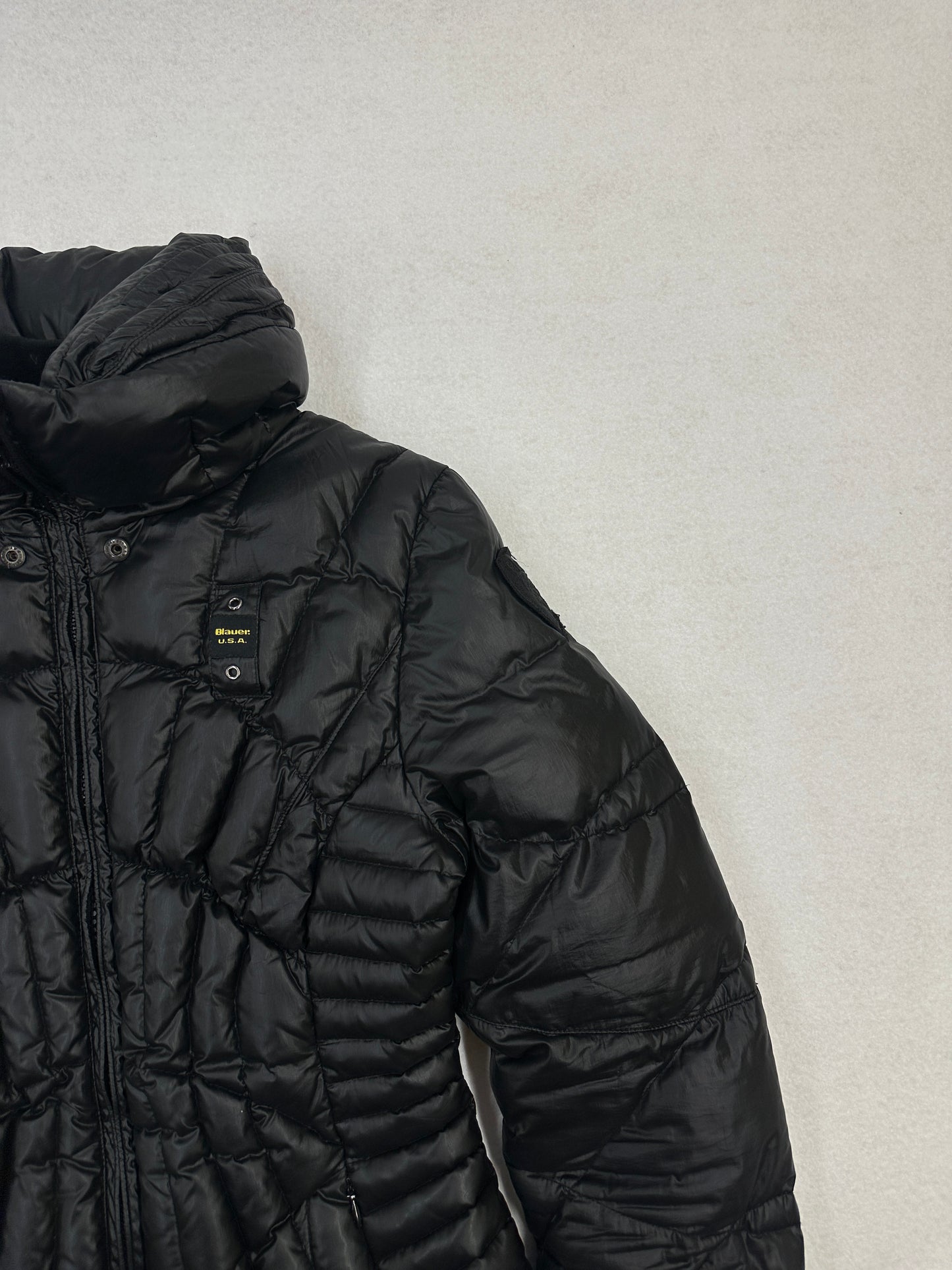 Blauer USA Spider Daunenjacke 🕸️ (S)