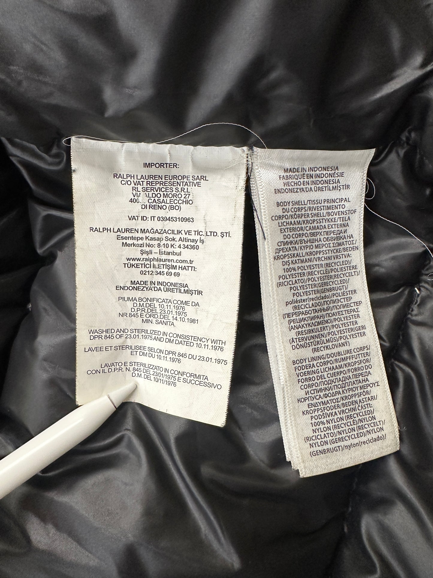 Ralph Lauren down jacket (S)