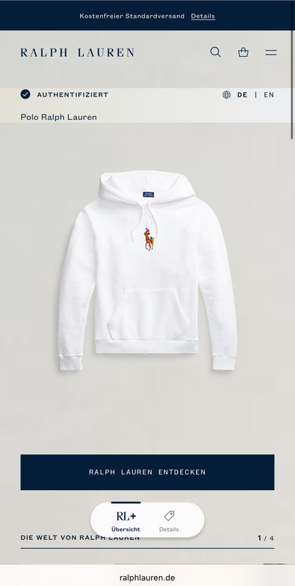 Ralph Lauren Bigpony Hoddie (XXS)