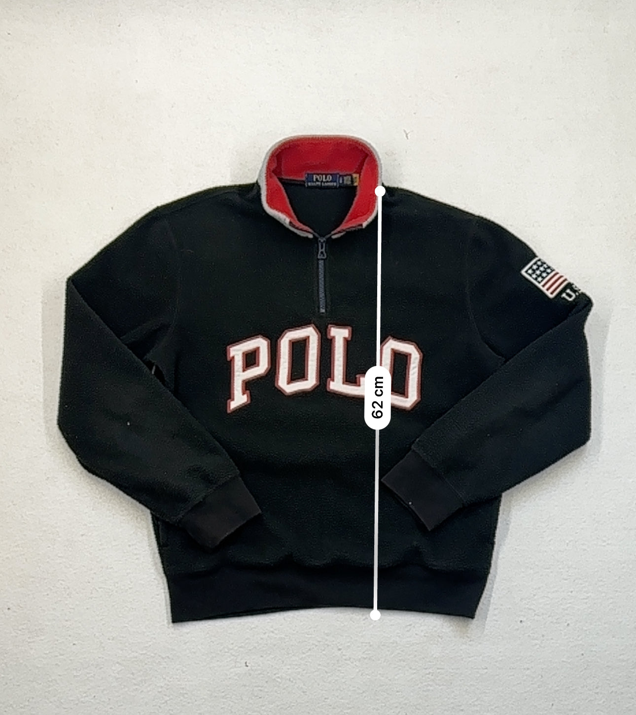 Ralph Lauren Fleece Halfzip (S)