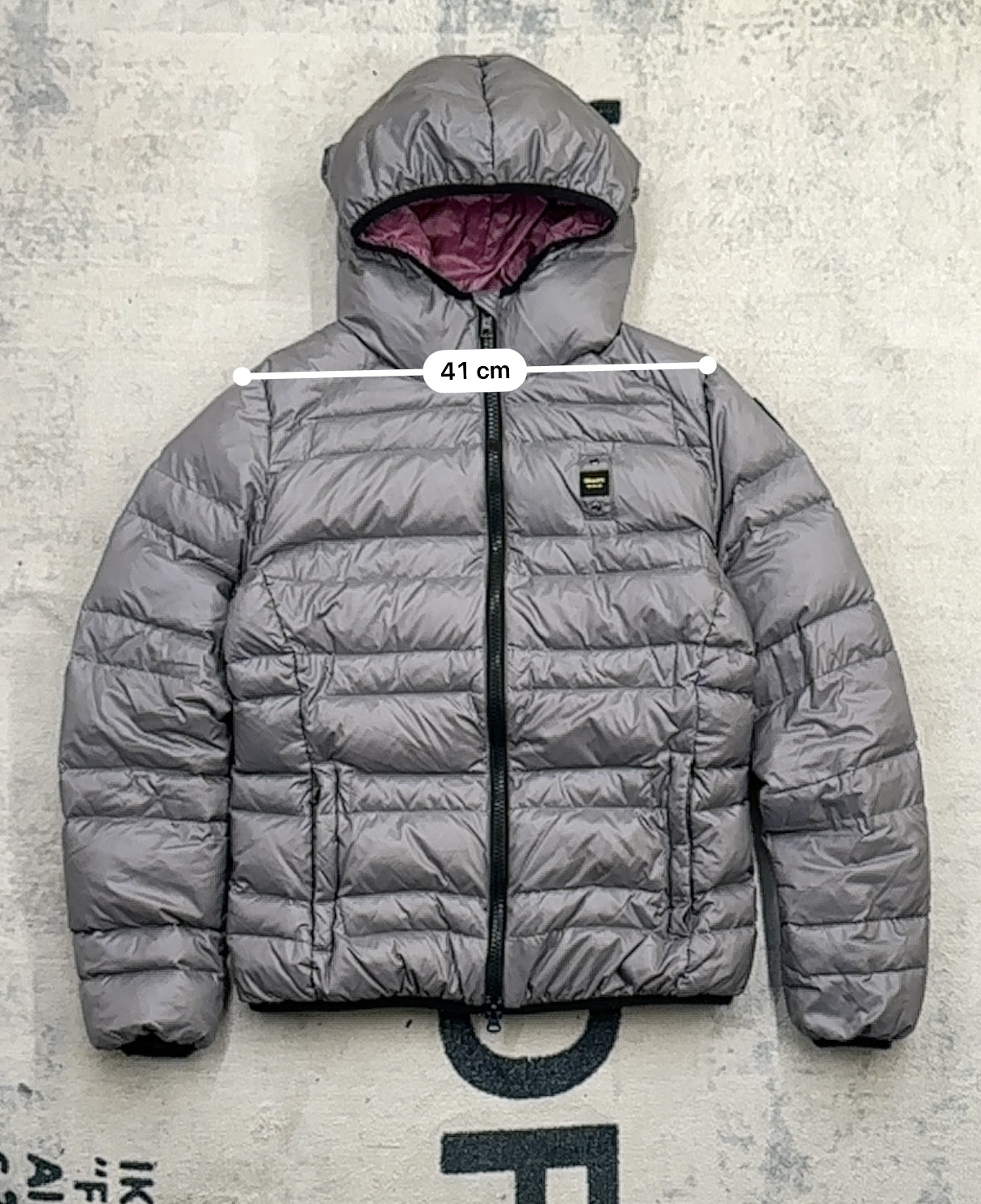 Blauer USA Pufferjacke (S)