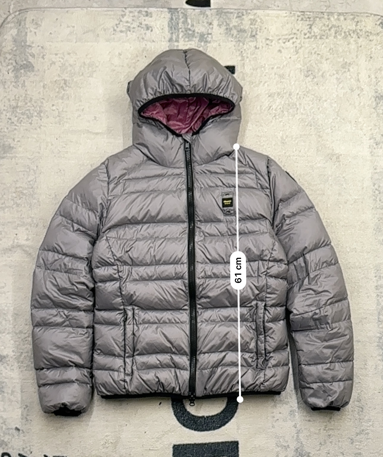 Blauer USA Pufferjacke (S)