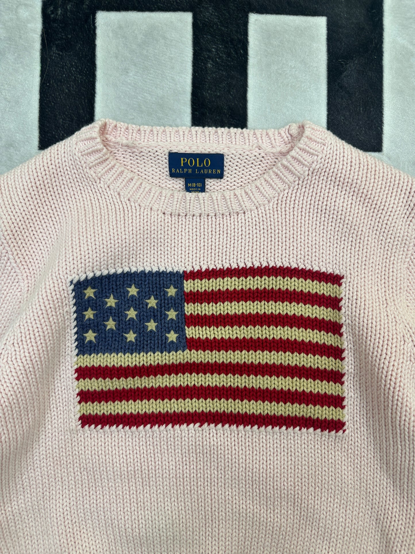 Ralph Lauren USA Stikpullover (Kids M)