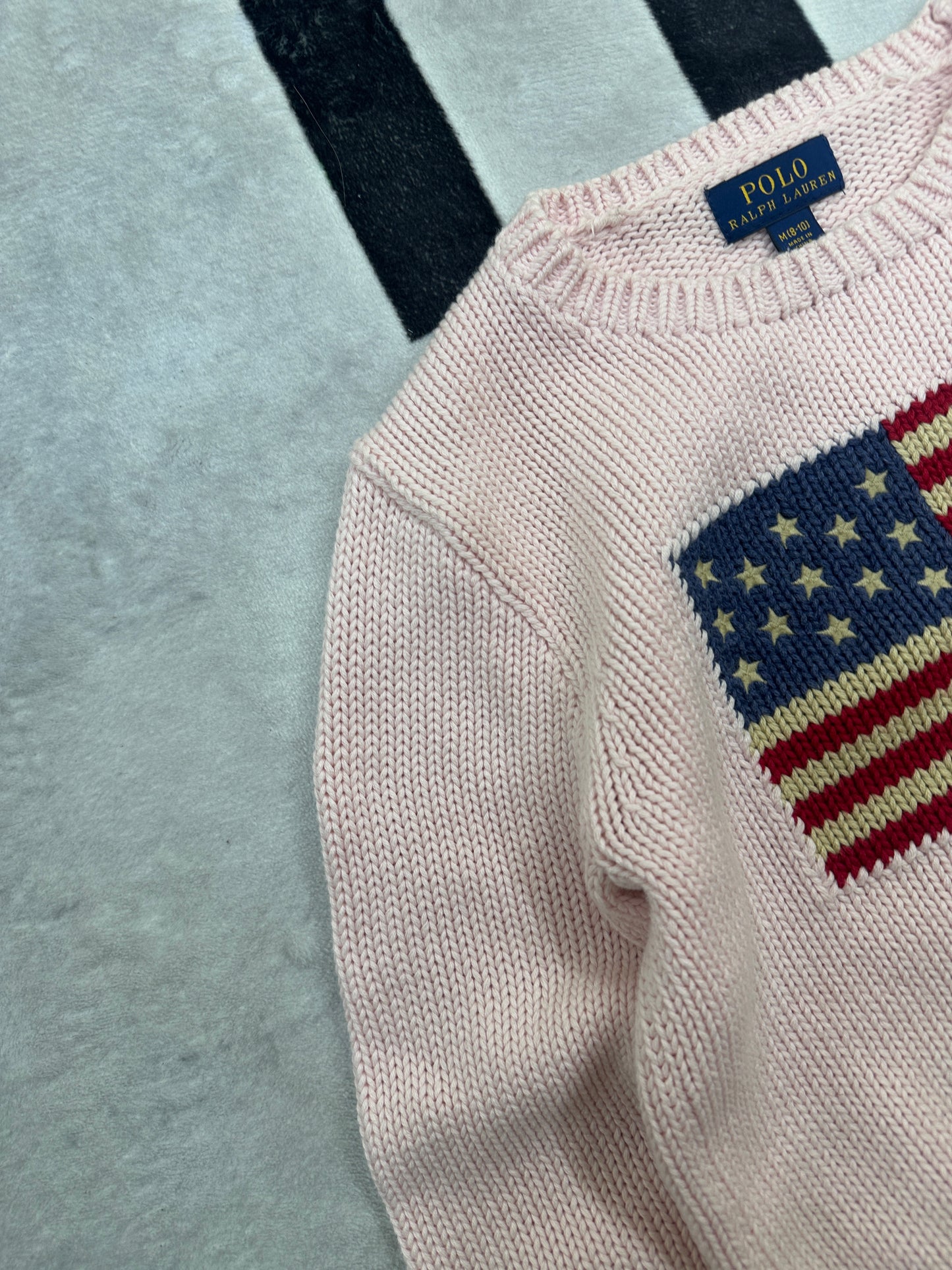 Ralph Lauren USA Stikpullover (Kids M)