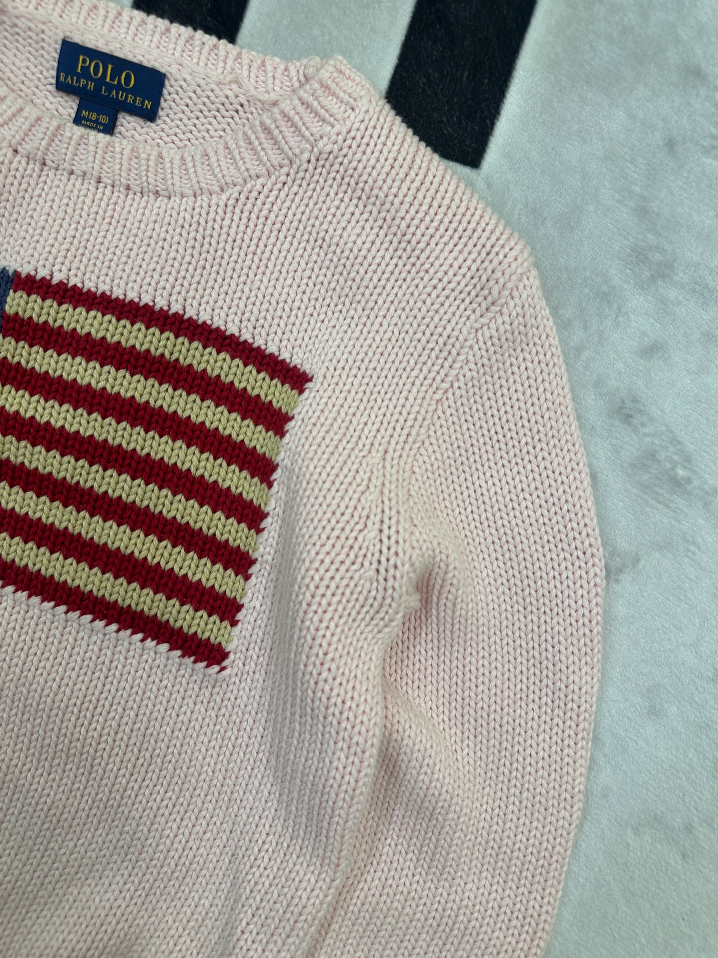 Ralph Lauren USA Stikpullover (Kids M)