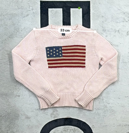 Ralph Lauren USA Stikpullover (Kids M)