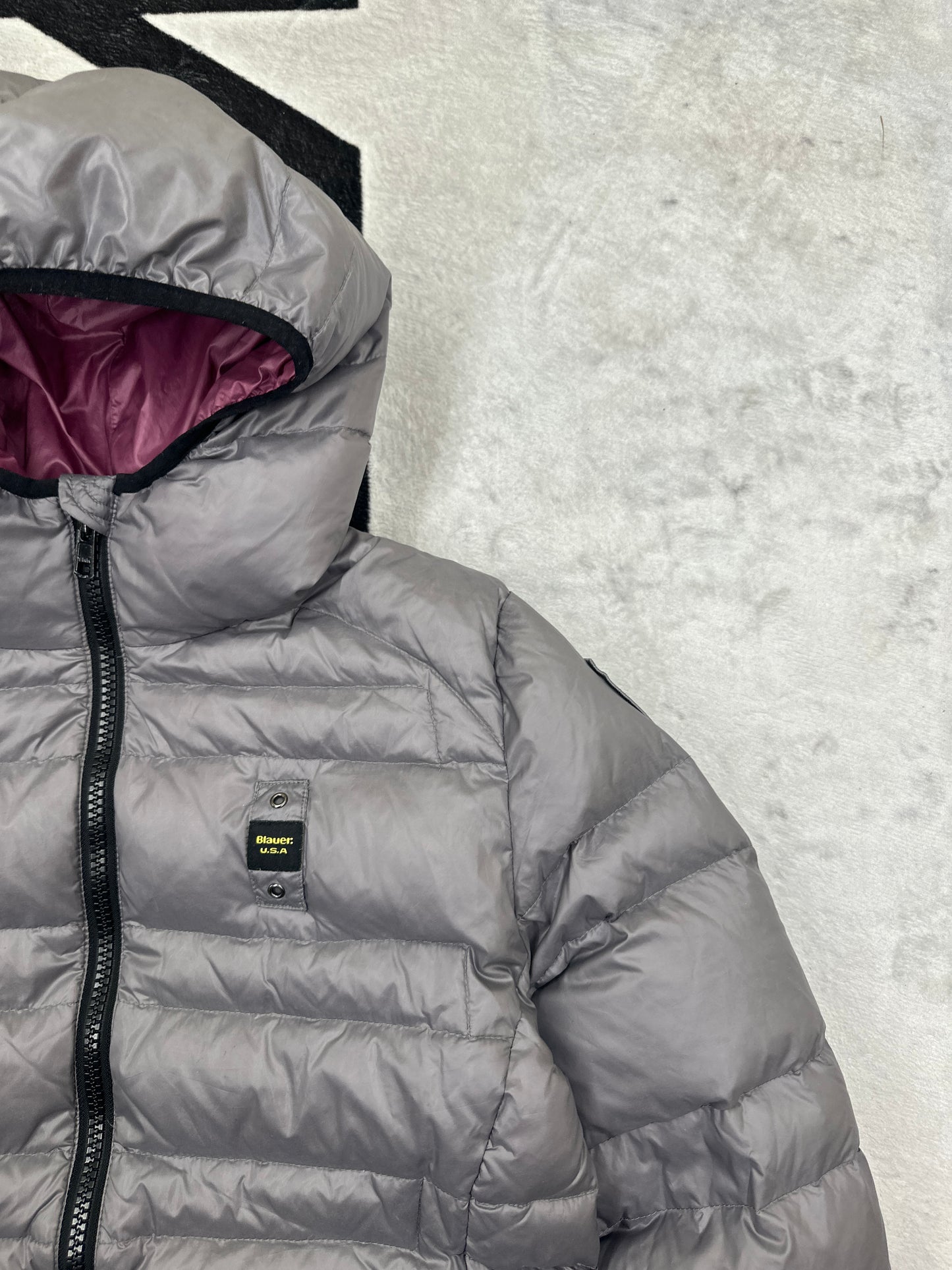 Blauer USA Pufferjacke (S)